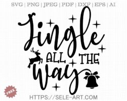 Free Jingle All The Way SVG