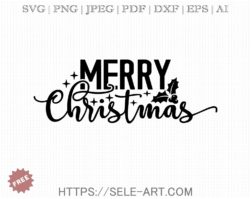 Free Merry Christmas SVG