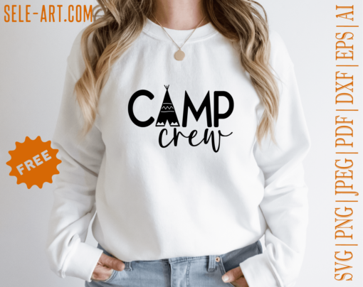 Free Camp crew SVG