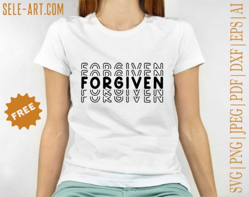 Free Forgiven SVG