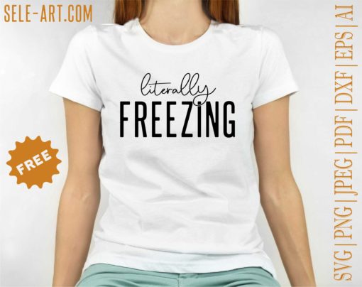 Free Literally Freezing SVG