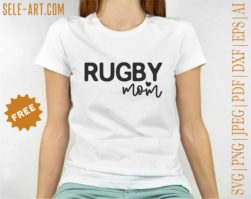 Free Rugby Mom SVG