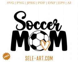 Free Soccer mom SVG