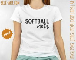 Free Softball Mom SVG