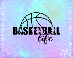 Free Basketball Life SVG