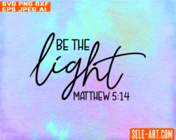 Free Be The Light SVG