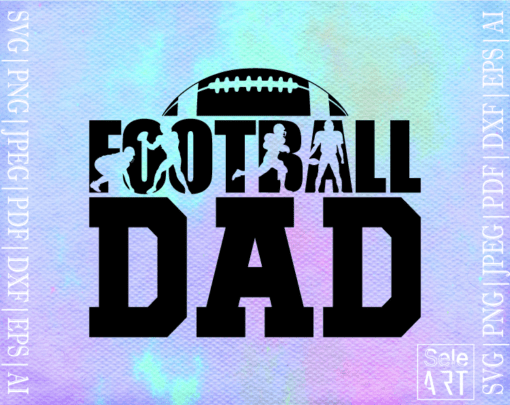 Free Football Dad Svg