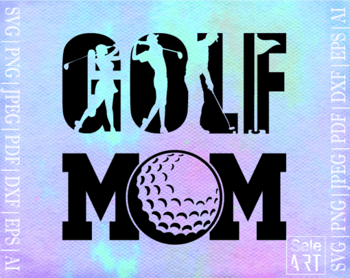 Free Golf Mom SVG