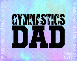 Free Gymnast Dad Svg