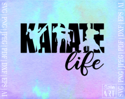 Free Karate LIFE SVG