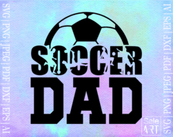 Free Soccer Dad svg