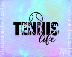 Free Tennis Life SVG