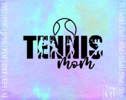 Free Tennis Mom SVG