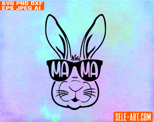 Free Mama Bunny SVG - Free Svg with SeleART