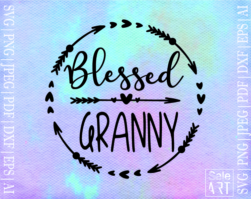 Free Blessed Granny Svg