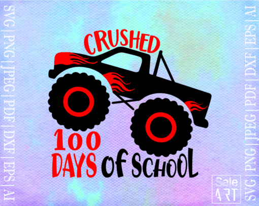 Free Boy 100th Day of School SVG