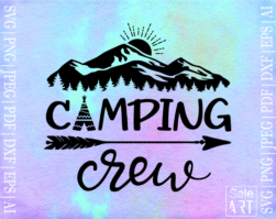 Free Camping Crew SVG