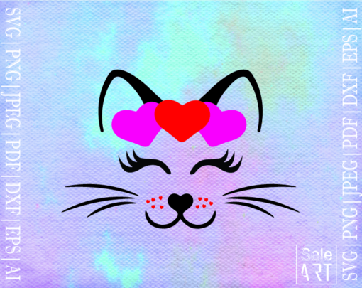 Cat Heart SVG