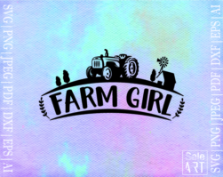 Farm Girl SVG