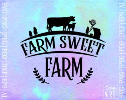 Free Farm Sweet Farm SVG