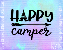 Free Happy Camper SVG