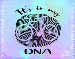It's in my DNA Cycling SVG