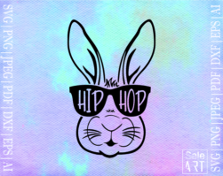 Free Rabbit HIP HOP SVG