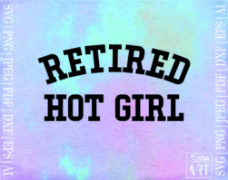 Free Retired Hot Girl SVG
