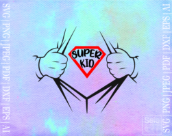 Free Super Kid Svg