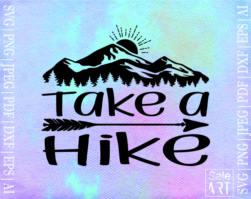 Free Take a hike SVG