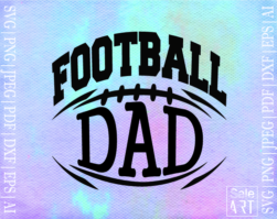 Free Football Dad SVG