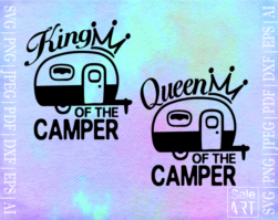 Free Camping King SVG