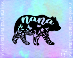 Free Nana Bear SVG