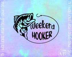 Free Weekend Hooker SVG