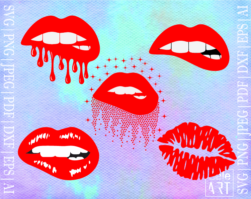 Free Lips SVG