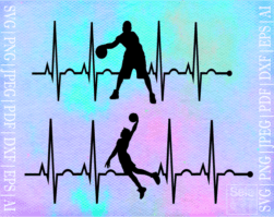 Free Basketball EKG2 SVG
