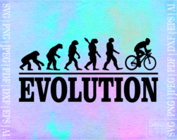 Free Bicycle evolution SVG