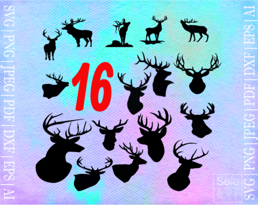 FREE Deer head SVG