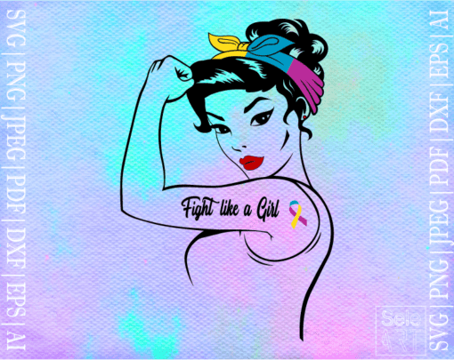 FREE Fight like a girl1 SVG