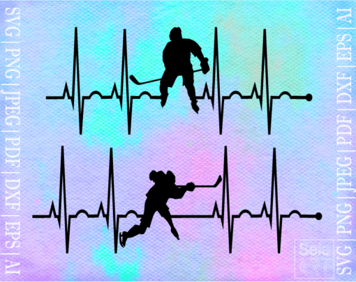 FREE Hockey ekg SVG