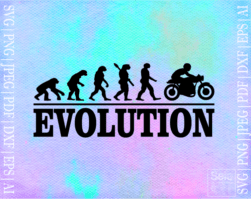 Free biker evolution1 SVG