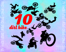 FREE dirt bike SVG