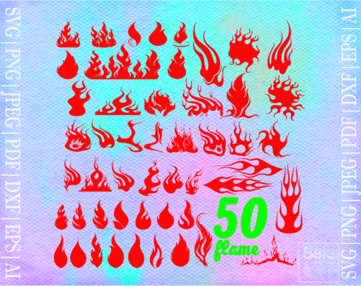 FREE flame SVG
