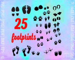FREE footprints SVG