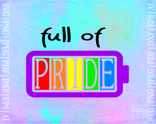 FREE full of pride SVG