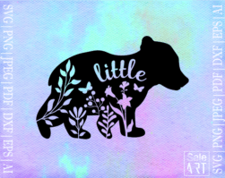 Free Little Bear SVG