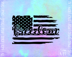 FREE American Freedom Flag SVG