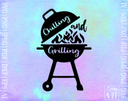 FREE Grilling And Chilling SVG
