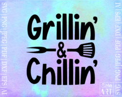 FREE Grillin' & Chillin' SVG