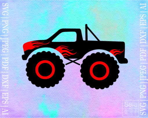 FREE Monster Truck SVG